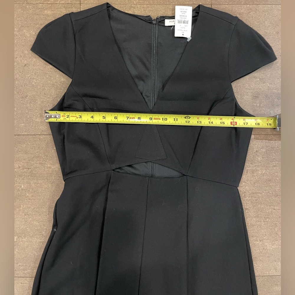 Halston Heritage Black Cutout Dress – Size 8 - Picture 9 of 11